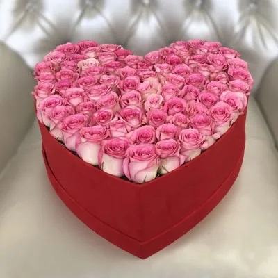 Pink Heart Box