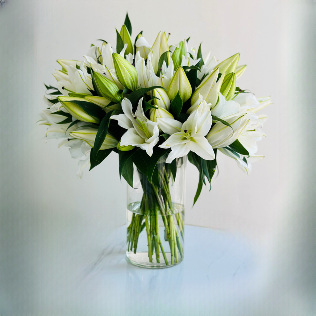 White Lilies Beauty